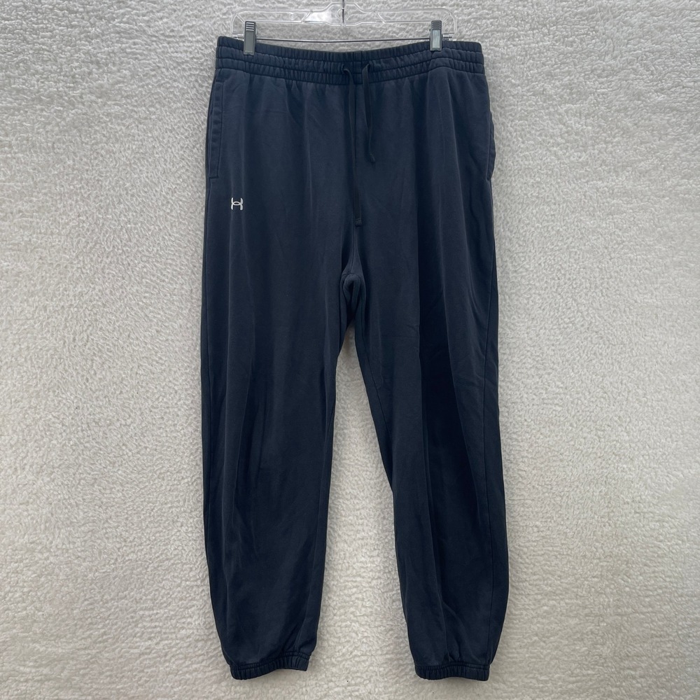 Under Armour Sweatpants Mens XL Black Fleece Joggers Comfort Workout Gym Casual